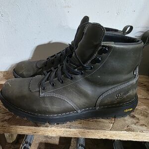 Danner Men's Logger 917 Dark Brown Leather Boots